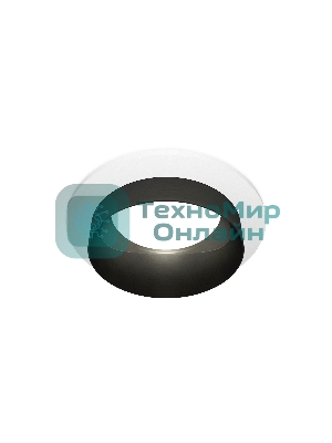 Комплект встраиваемого светильника Ambrella light XC6512021 SWH/PBK белый песок/черный полированный MR16 GU5.3 (C6512, N6131)
