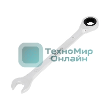 Ключ комбинированный трещоточный Rexant 13 мм, CrV, зеркальный хром