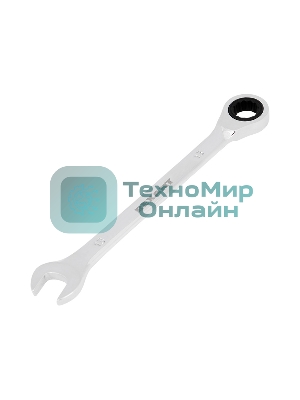 Ключ комбинированный трещоточный Rexant 13 мм, CrV, зеркальный хром