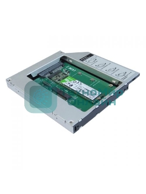 Сменный бокс для HDD/SSD AgeStar SMNF2S SATA металл серебристый 2.5