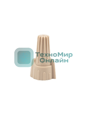 Соединительный изолирующий зажим Rexant с лепестками СИЗ-12 ø 11,2 мм (0,34-10 мм²), коричневый (100 шт./уп.)