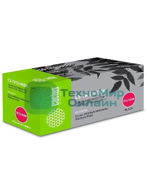 Картридж лазерный Cactus CS-TK5240BK черный (4000 стр.) для Kyocera Ecosys M5526cdn/M5526cdw/P5026cdn/P5026cdw
