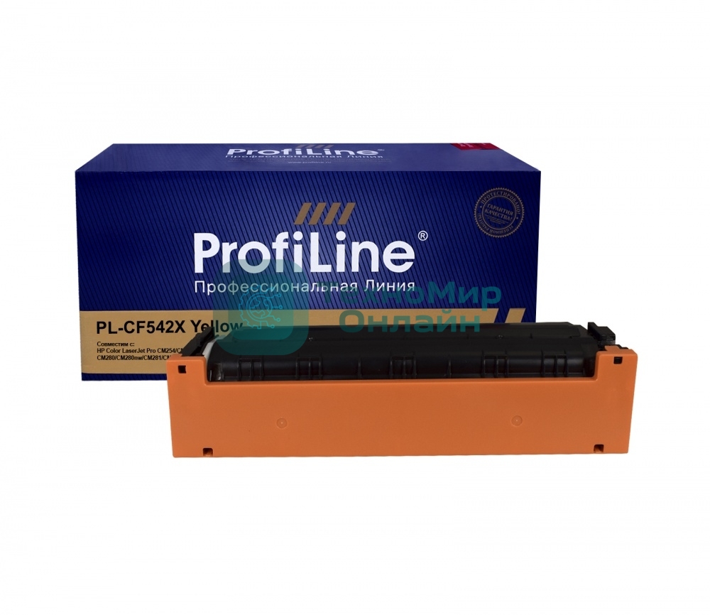 Картридж лазерный ProfiLine PL-CF542X №203X для принтеров HP Color LaserJet Pro M254/280/281 2500 копий Yellow