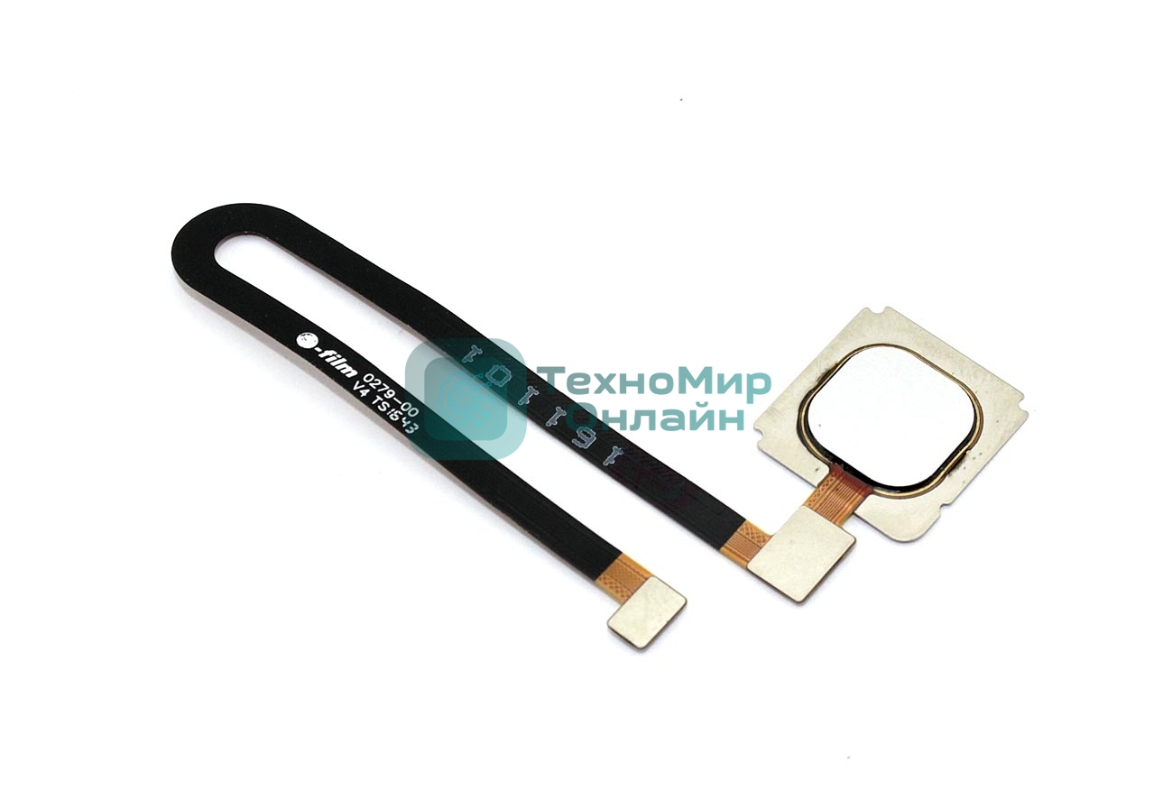 Шлейф со сканером отпечатка пальца для Xiaomi Mi 5S Plus серебристый