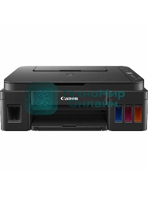 МФУ струйное Canon PIXMA G3416 (2315C052), А4, цветной, печ. 8.8 стр/мин. (ч/б) 5 стр/мин. (цвет), скан. до 3 стр/мин., 4800x1200 dpi (печать) 1200х600 dpi (скан.), USB, Wi-Fi