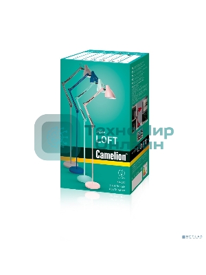 Светильник напольный, торшер, Camelion KD-332 C02 черный (230V, 40W, E27)