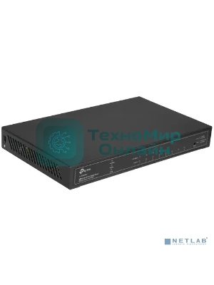 Коммутатор TP-Link JetStream 8-Port Gigabit Smart Switch with 4-Port PoE+, 4× Gigabit PoE+ Ports, 802.3at/af, 62 W PoE Power, Desktop Steel CaseIntegration with Omada SDN Controller, 802.1Q VLAN, STP/RSTP/MSTP, IGMP Snooping, 802.1p/DSCP QoS, ACL, 802.1x, Radius/Tac
