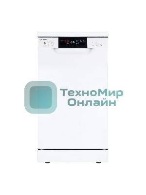 Посудомоечная машина Maunfeld MWF45220W, белый, 44.8 см, 10 компл., 49 дБ, класс A++