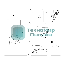 Трековый однофазный светильник Ambrella light GL5001 WH белый E27 max 40W D92*163