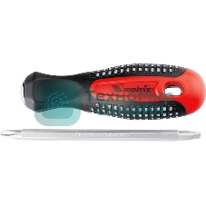 Отвертка Matrix комбинированная fusion sl6.0/ph2мм crv 3-х компонентная рукоятка anti slip