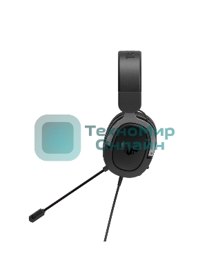 Гарнитура ASUS TUF Gaming H3 чёрный/серый, проводная, mini jack 3.5 мм, регулятор громкости, отключаемый микрофон