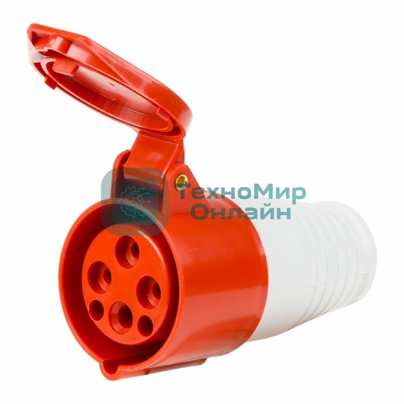 Розетка Rexant 214 переносная 3Р+РЕ 16А 380В IP44