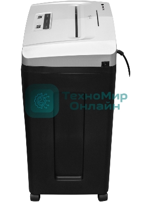 Шредер ГЕЛЕОС УП21-7, DIN P-7 (7 ур-нь секр.), фрагмент 0,8х2мм, 6-7 лист (70г/м2), CD/пл.карты, 23 литра