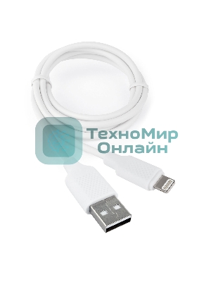 Кабель Cablexpert для Apple CCB-USB-AMAPO2-1MW, AM/Lightning, издание Classic 0.2, 1м, белый, блистер