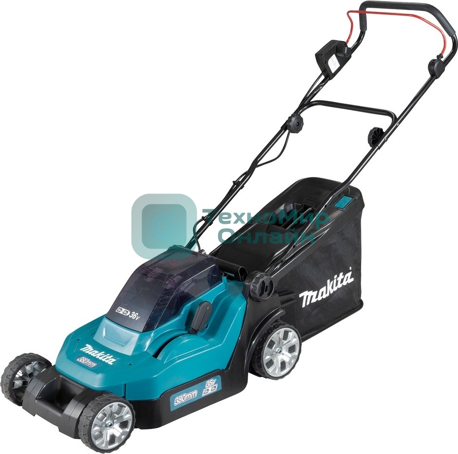 Газонокосилка аккумуляторная Makita DLM382CM2, 18 В, 4 Ач