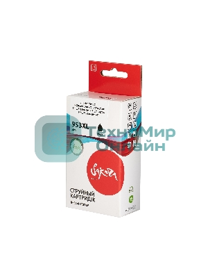 Картридж струйный Sakura L0S70AE (№953XL Black) для HP, черный, 56 мл., 2000 к.