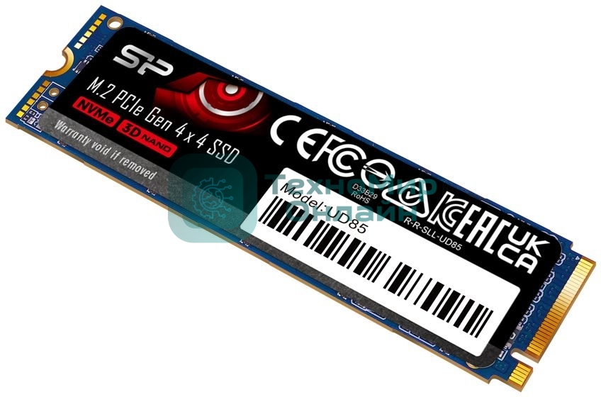Накопитель SSD Silicon Power M-Series UD85, 1Tb, PCIe 4.0 x4, M.2 2280, NVMe, R/W 3600/2800