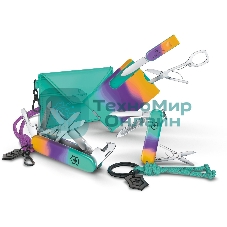 Швейцарская карта Victorinox Swiss Card Classic Sydney Style (0.7100.E222) бирюзовый коробка подарочная