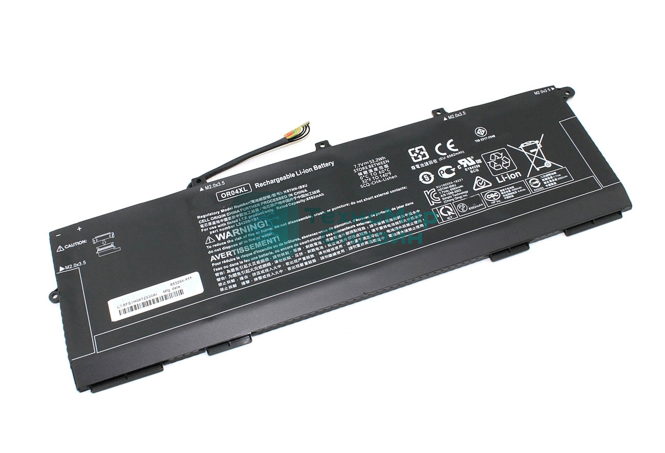 Аккумуляторная батарея для ноутбука HP EliteBook X360 830 G6 (OR04XL) 7.7V 6582mAh