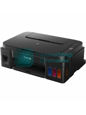 МФУ струйное Canon PIXMA G3416 (2315C052), А4, цветной, печ. 8.8 стр/мин. (ч/б) 5 стр/мин. (цвет), скан. до 3 стр/мин., 4800x1200 dpi (печать) 1200х600 dpi (скан.), USB, Wi-Fi