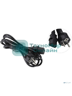 Кабель питания ExeGate Power PC-1,8P (Евровилка Schuko->С13) VDE-250V-3*0.5-CU, 6A, черный, 1.8м