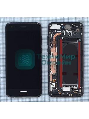 Дисплей для Asus ZS551KL с рамкой, серый