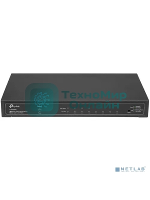 Коммутатор TP-Link JetStream 8-Port Gigabit Smart Switch with 4-Port PoE+, 4× Gigabit PoE+ Ports, 802.3at/af, 62 W PoE Power, Desktop Steel CaseIntegration with Omada SDN Controller, 802.1Q VLAN, STP/RSTP/MSTP, IGMP Snooping, 802.1p/DSCP QoS, ACL, 802.1x, Radius/Tac