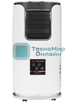 Кондиционер мобильный FUNAI JASMINE MAC-JS30CON03 9500 BTU, 20 м², 55 дБ, охлаждение, осушение, белый