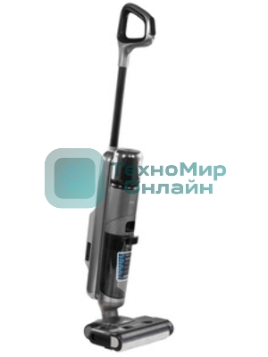 Пылесос вертикальный моющий Red Solution W3450 серый, питание от аккумулятора, 72 Вт, уборка влажная/сухая, пылесборник 0.6 л
