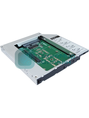 Сменный бокс для HDD/SSD AgeStar SMNF2S SATA металл серебристый 2.5