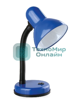 Camelion KD-301 С06 синий (Светильник настольный,230V 60W)