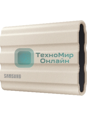 Внешний SSD Samsung T7 Shield, 1TB, USB 3.2 Gen 2 Type-C, R/W 1050/1000, бежевый
