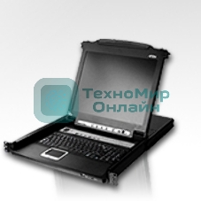 Коммутаторы консоли ATEN SINGLE RAIL 16P PS/2-USB LCDKVMP 17INCH (CL5716MR).