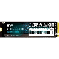 Накопитель SSD Silicon Power P34A60, 2Tb, PCIe 3.0 x4, M.2 2280, NVMe, R/W 2200/1600