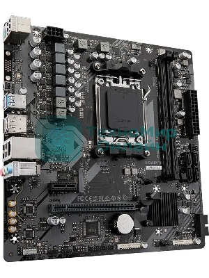 Материнская плата Gigabyte A620M H (V1.2/V2.0), SocketAM5 AMD A620 2xDDR5 mATX AC`97 8ch(7.1) GbLAN RAID+VGA+HDMI