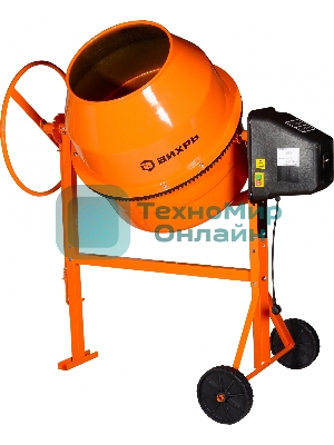 Бетономешалка Вихрь БМ-200П (74/1/17) 1000 Вт, 200 л, полиамидный венец, 32 об/мин