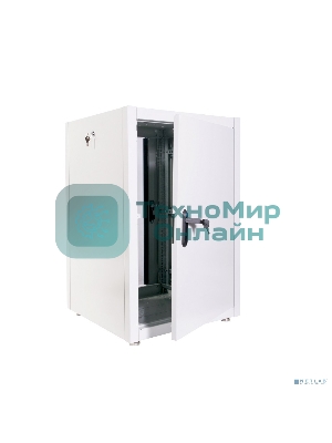 Шкаф телекоммуникационный напольный ЭКОНОМ 18U (600 × 800) дверь стекло, дверь металл
