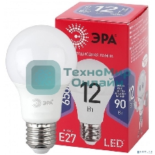 Лампа светодиодная Эра Б0045325 A60-12W-865-E27 R (диод груша 12Вт холод. E27)