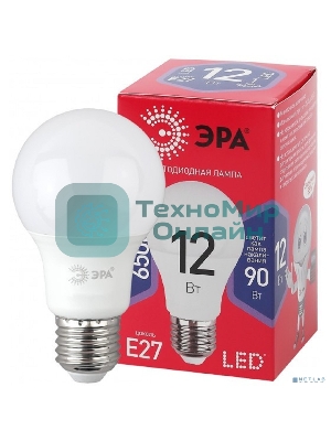 Лампа светодиодная Эра Б0045325 A60-12W-865-E27 R (диод груша 12Вт холод. E27)