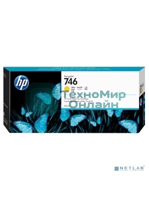 Картридж струйный HP 746 300-ml желтый Ink Cartridge
