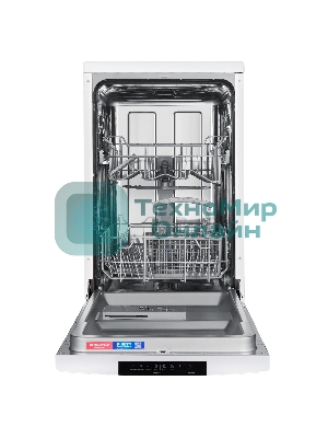 Посудомоечная машина Maunfeld MWF45220W, белый, 44.8 см, 10 компл., 49 дБ, класс A++