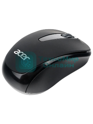 Мышь беспроводная Acer OMR133 черный, 1000 dpi, радиоканал, USB, кнопки - 3
