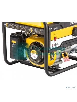 Электрогенератор бензиновый Denzel PS 33, 3.3 кВт, 85 дБ, 41 кг