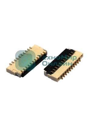 Разъем FPC Flip-Lock 0510-32RLGF 32 pin высота 1мм шаг 0,5мм