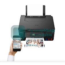 МФУ струйное Canon Pixma G3470 (5805C009), A4, цветной, печ. до 11/6 стр/мин. (ч/б/цв.), 4800 x 1200 dpi (печ.), 600x1200dpi (скан.), USB, Wi-Fi