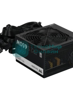 Блок питания Thermaltake ATX 650W TR2 S V2 80 PLUS (20+4pin) APFC 120мм fan 5xSATA RTL
