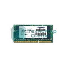 Оперативная память Patriot, DDR3, 4GB, (1x4 GB,), 1600 MHz, CL11, SO-DIMM