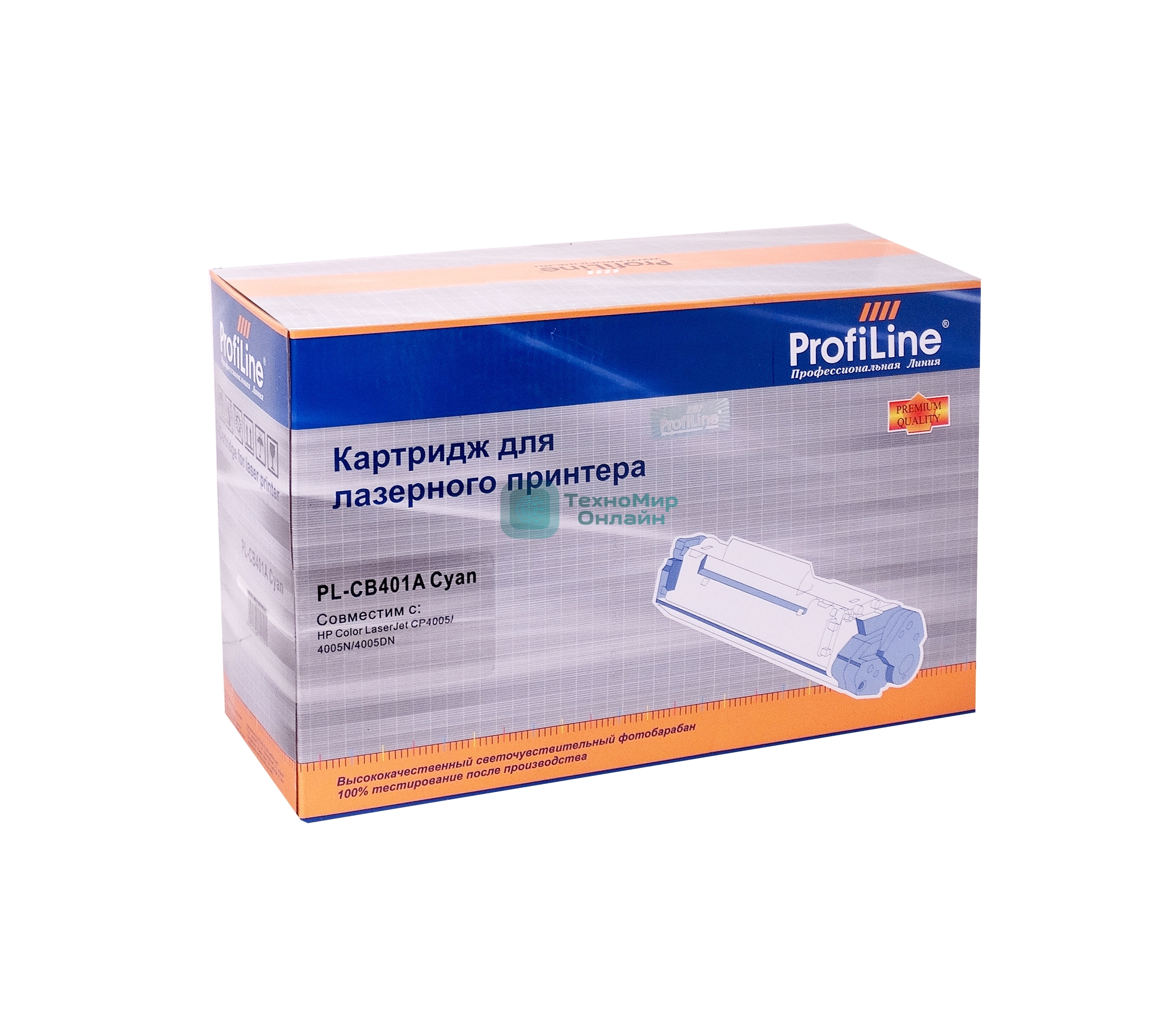 Картридж лазерный ProfiLine PL-CB401A для принтеров HP CLJ CP4005/CP4005DN/CP4005N Голубой 7500 копий