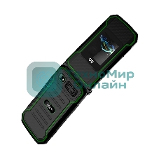 Мобильный телефон BQ 2822 Dragon черный/зеленый