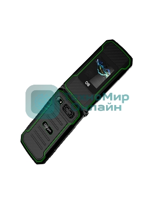 Мобильный телефон BQ 2822 Dragon черный/зеленый